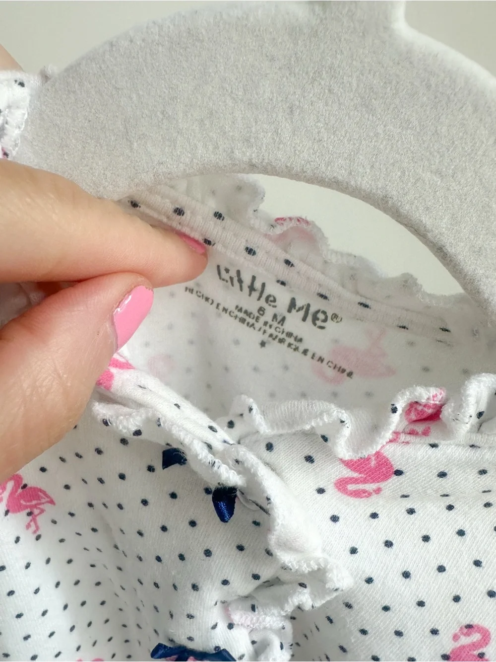 Little me flamingo sleeper 6m